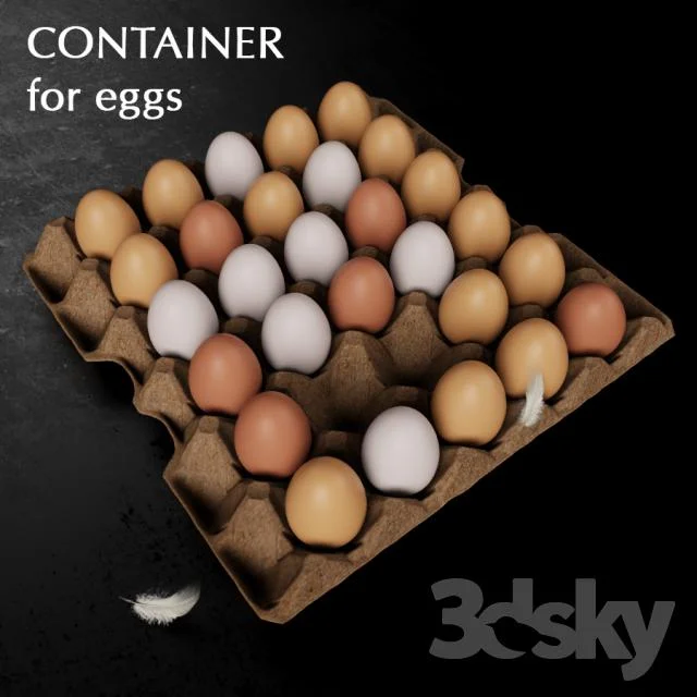 Sontainer for eggs